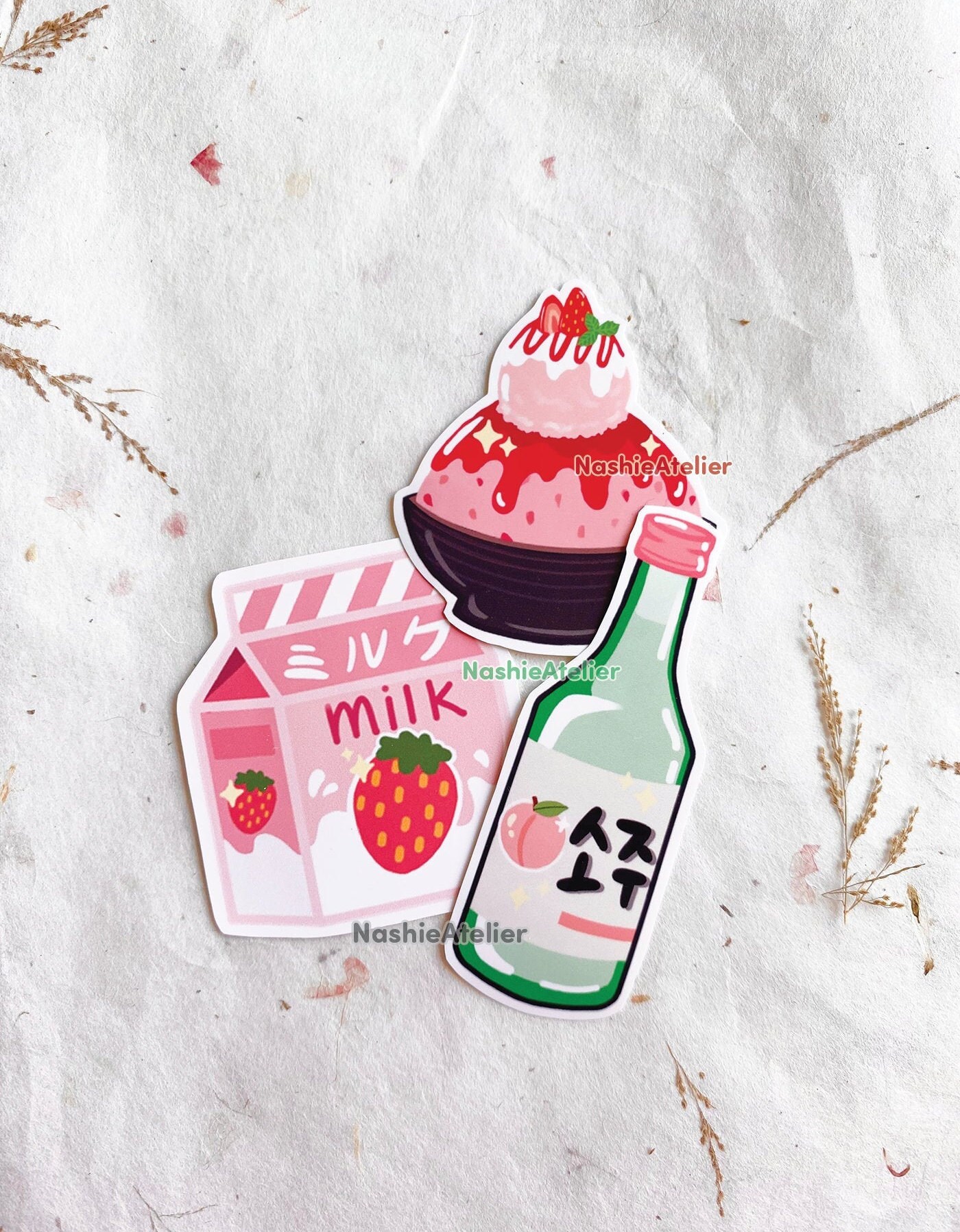 Korean Food Stickers Korean Drink Stickers Soondubu Sticker Etsy UK