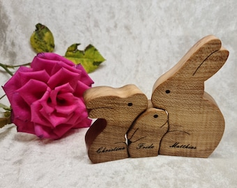 Solid wood animal puzzles, wooden toys, children's toys made from local precious wood