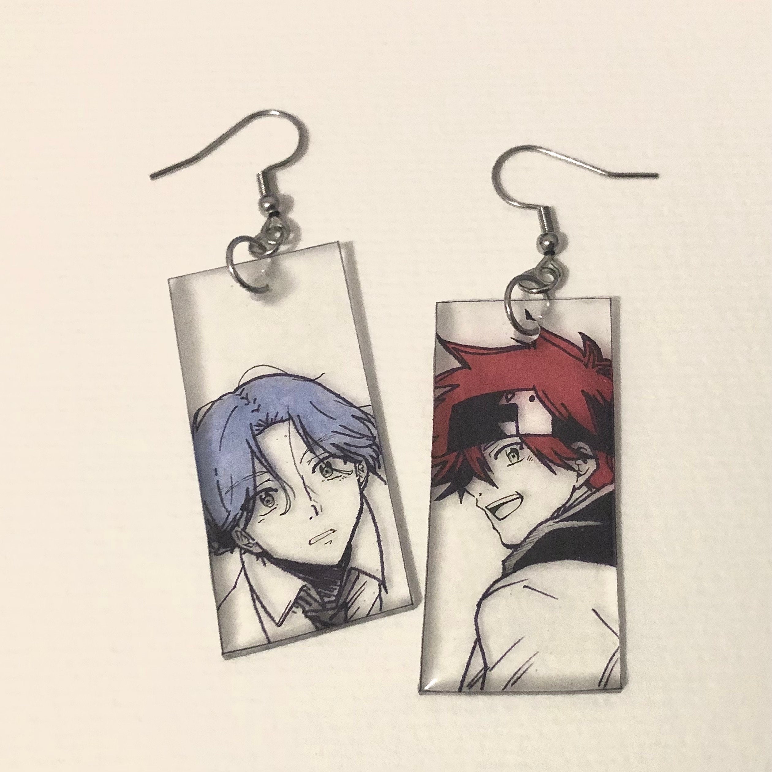 Anime Manga Panel Earrings -  Sweden