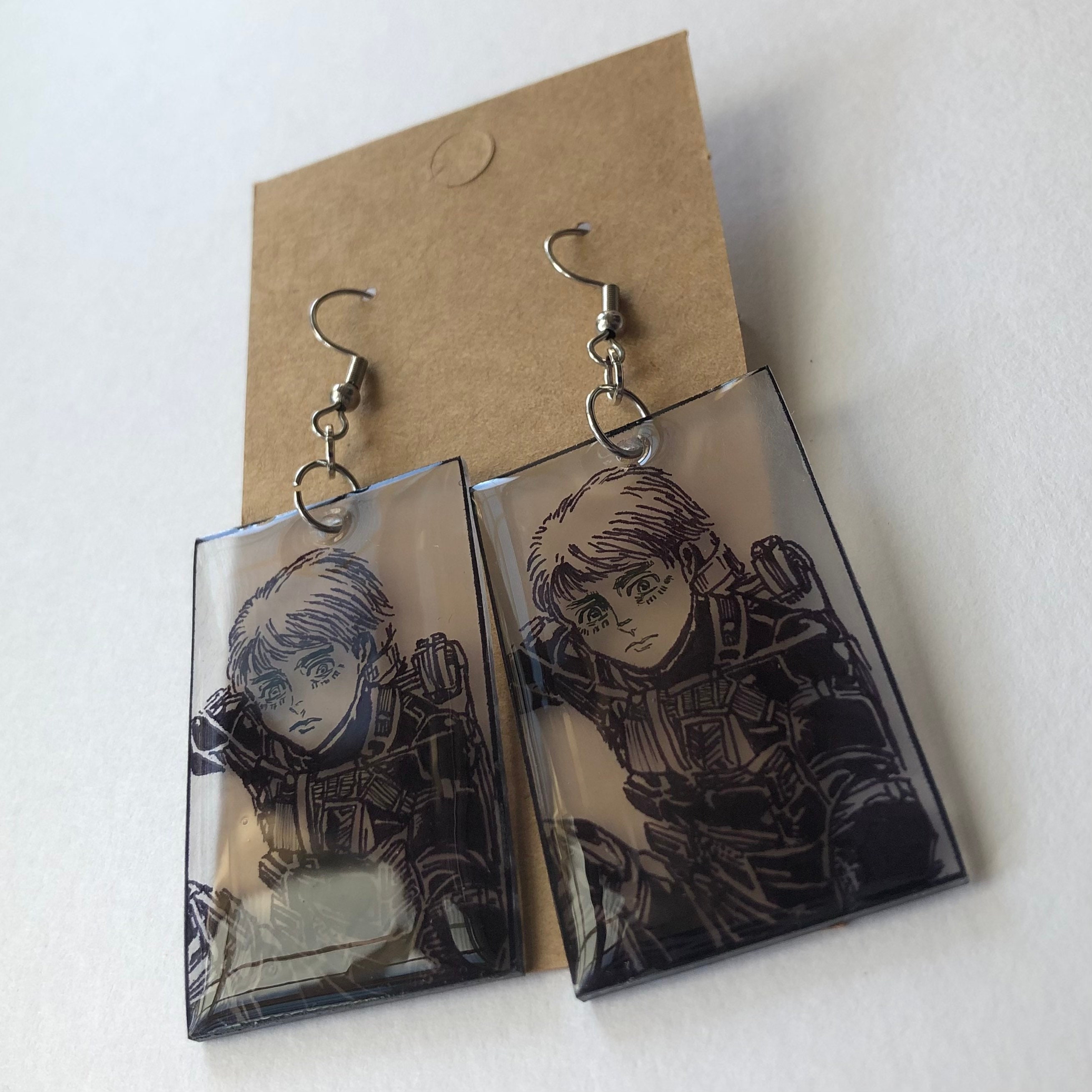 Anime Manga Panel Earrings -  Sweden