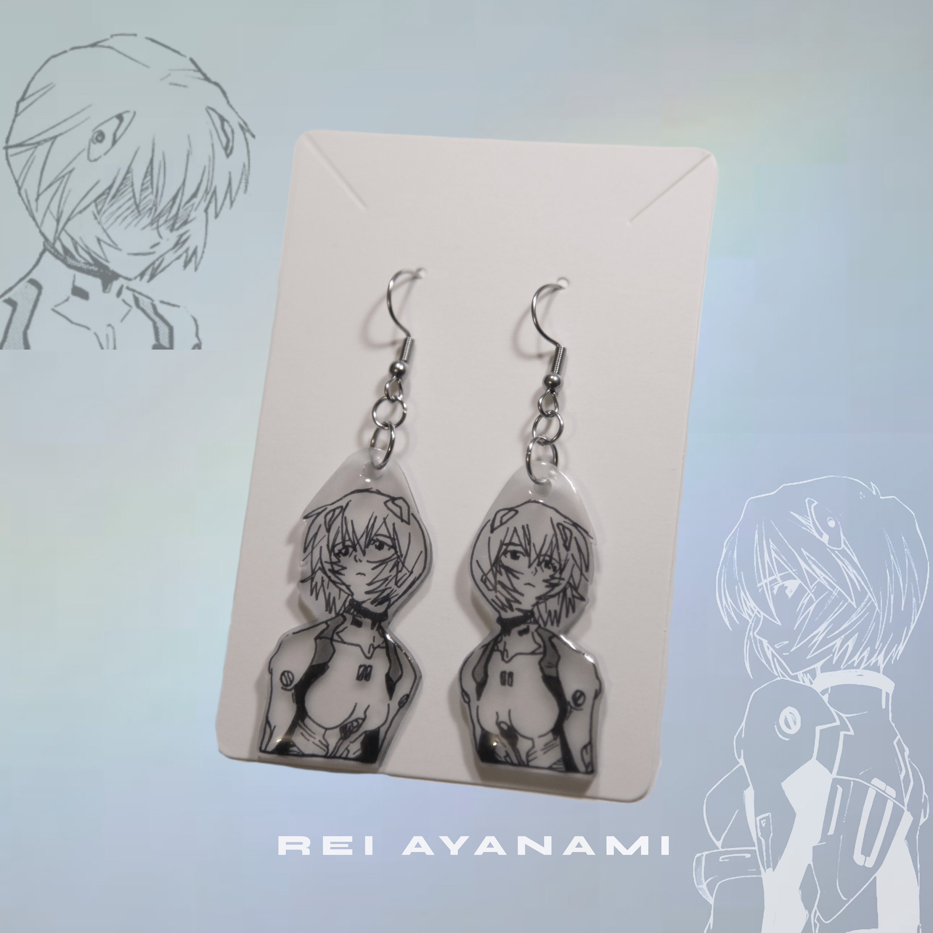 Anime Manga Panel Earrings -  Sweden