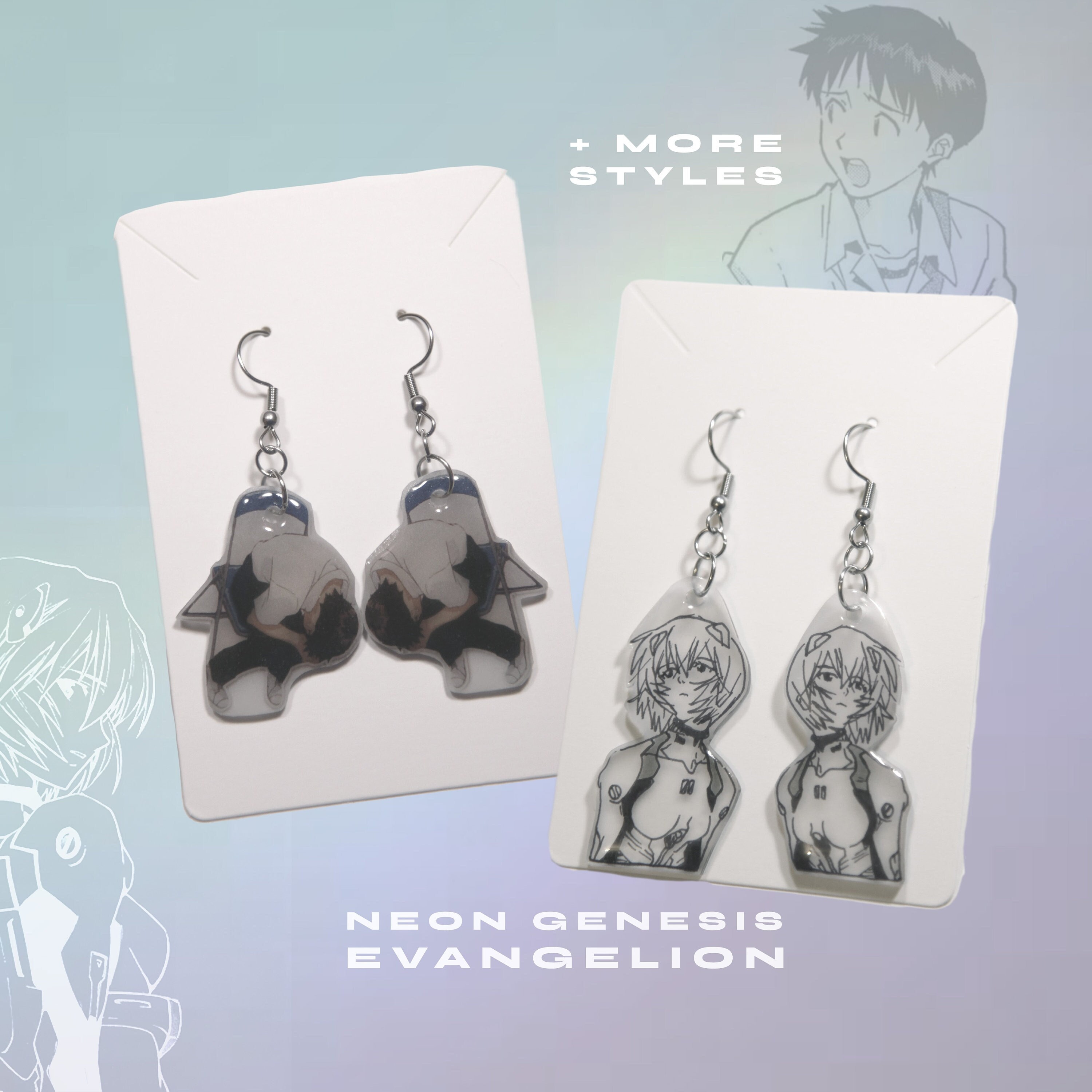 Anime Manga Panel Earrings -  Sweden