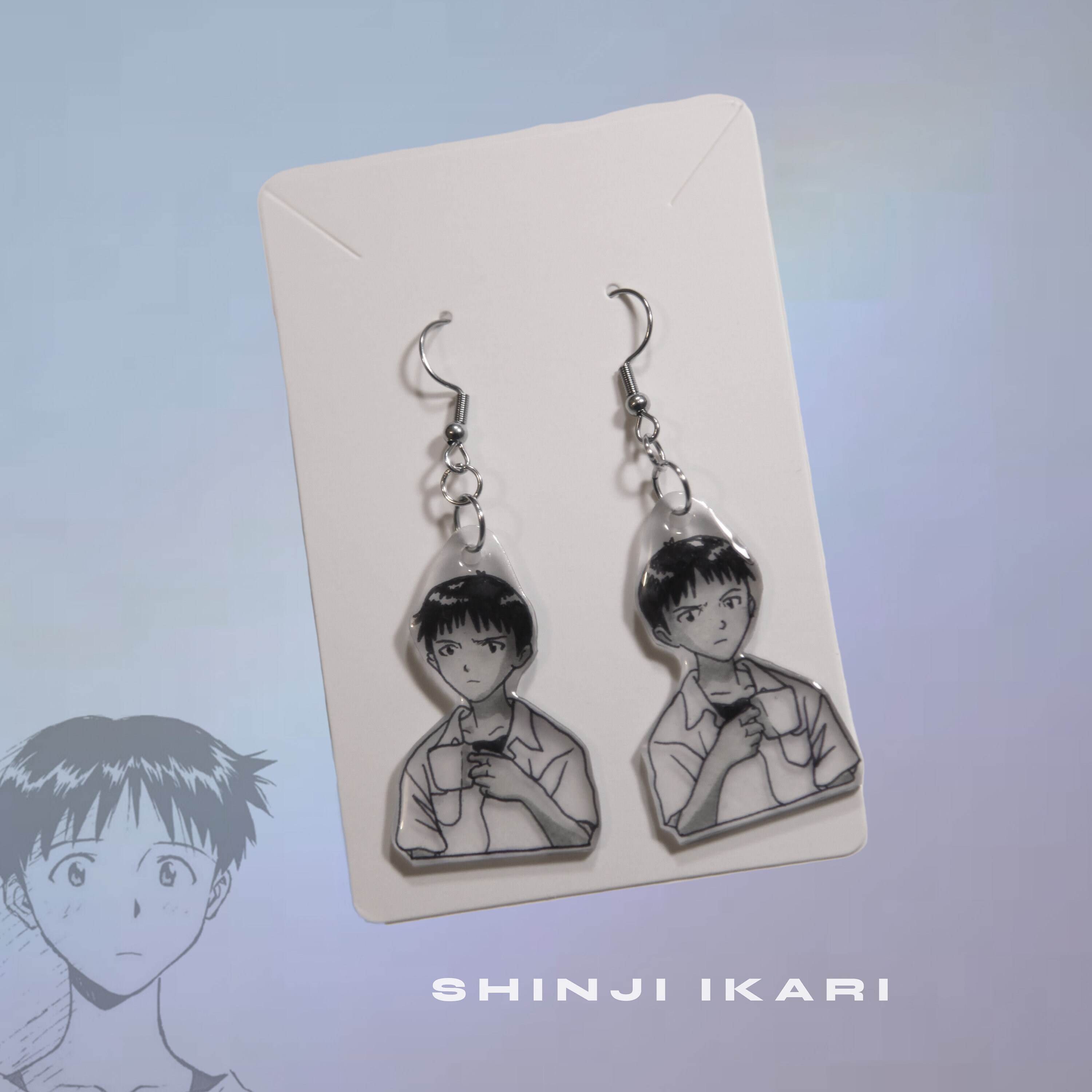 Anime Manga Panel Earrings -  Sweden