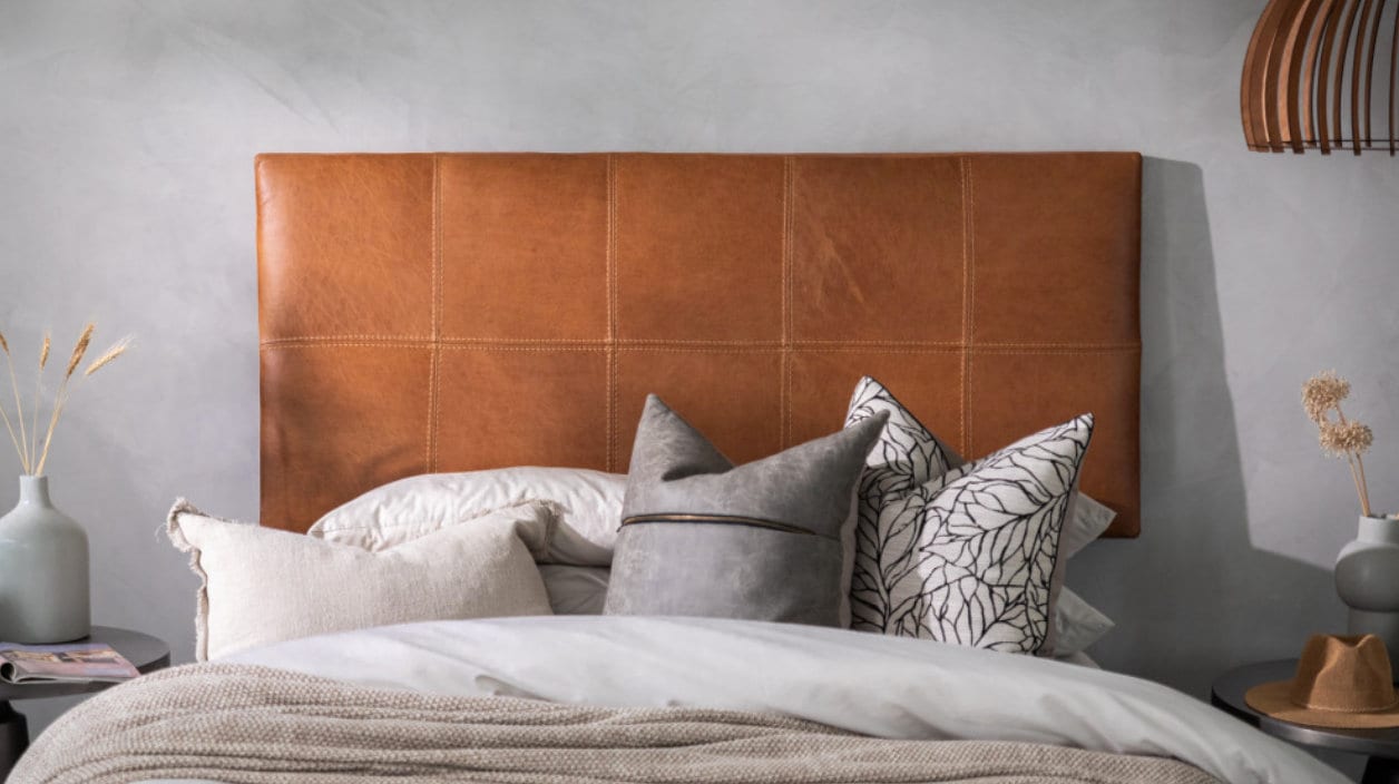 Leather Headboard Wall Leather Hanging Headboard Leather Etsy