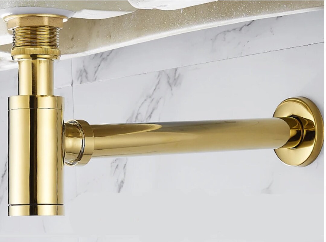 Bathroom Basin Sink Drain Stopper Kit Brass Bottle Trap Basin Etsy