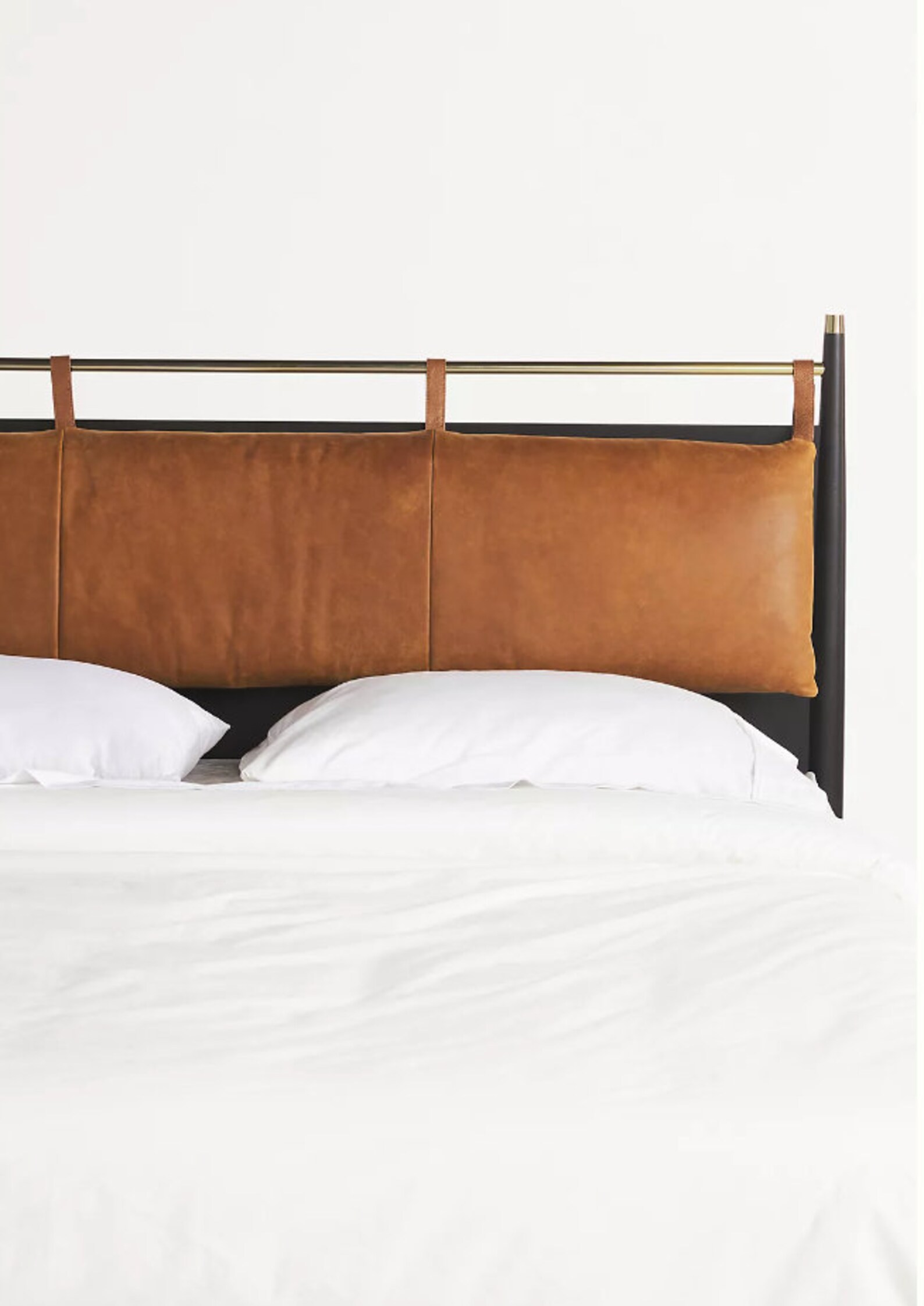 Leather Hanging Headboard Hemming Leather Headboard Cushion Etsy