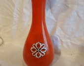 BACCARAT 12 quot antique opaline Cameo vase