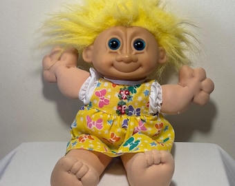 ビンテージぽっちゃりトロール人形 トロール人形 ピンク ヴィンテージ TROLL - メルカリ