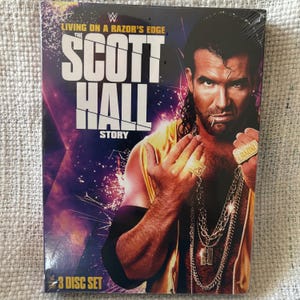 WWE &quot;Living on a Razor&#39;s Edge: The Scott Hall Story&quot; 3 Disc DVD Wrestling Set