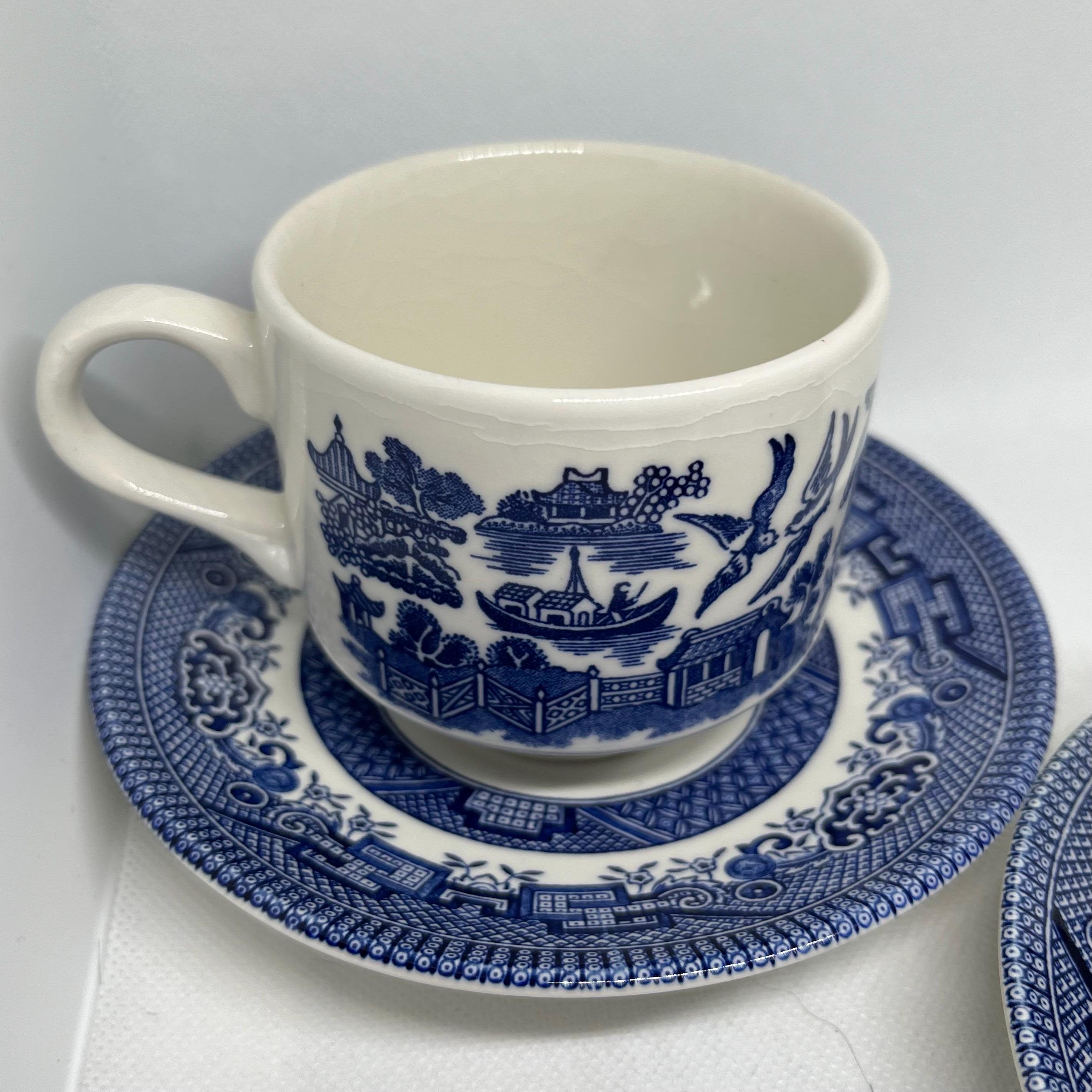 AfternoonTea - 英国製Churchillチャーチル カブール カップ&amp;ソーサー ペアセット AfternoonTea - 英国製Churchillチャーチル カブール カップ