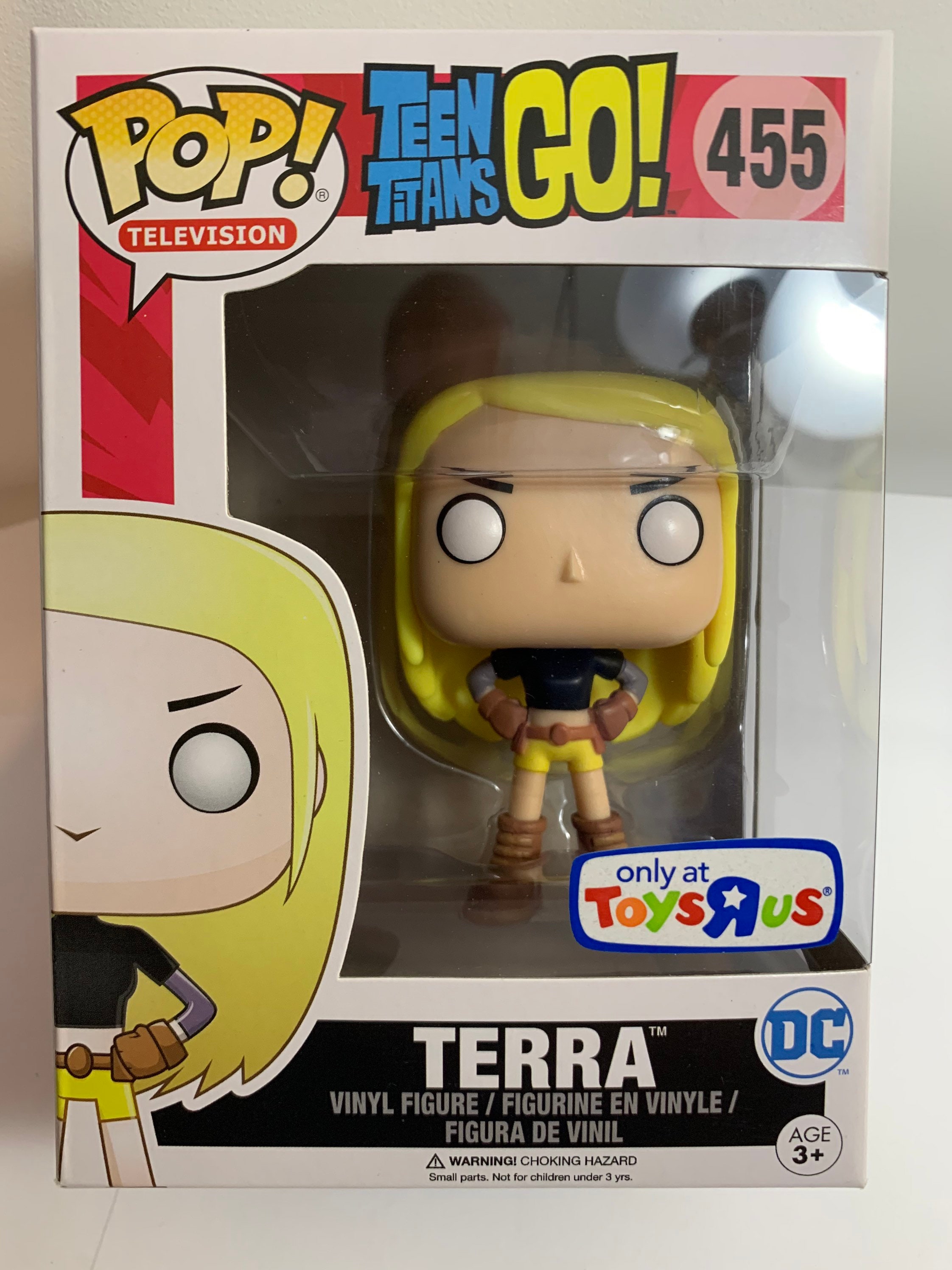 Funko Pop Television Teen Titans Go 455 Terra Vinyl Figure Toys R US for sale online 