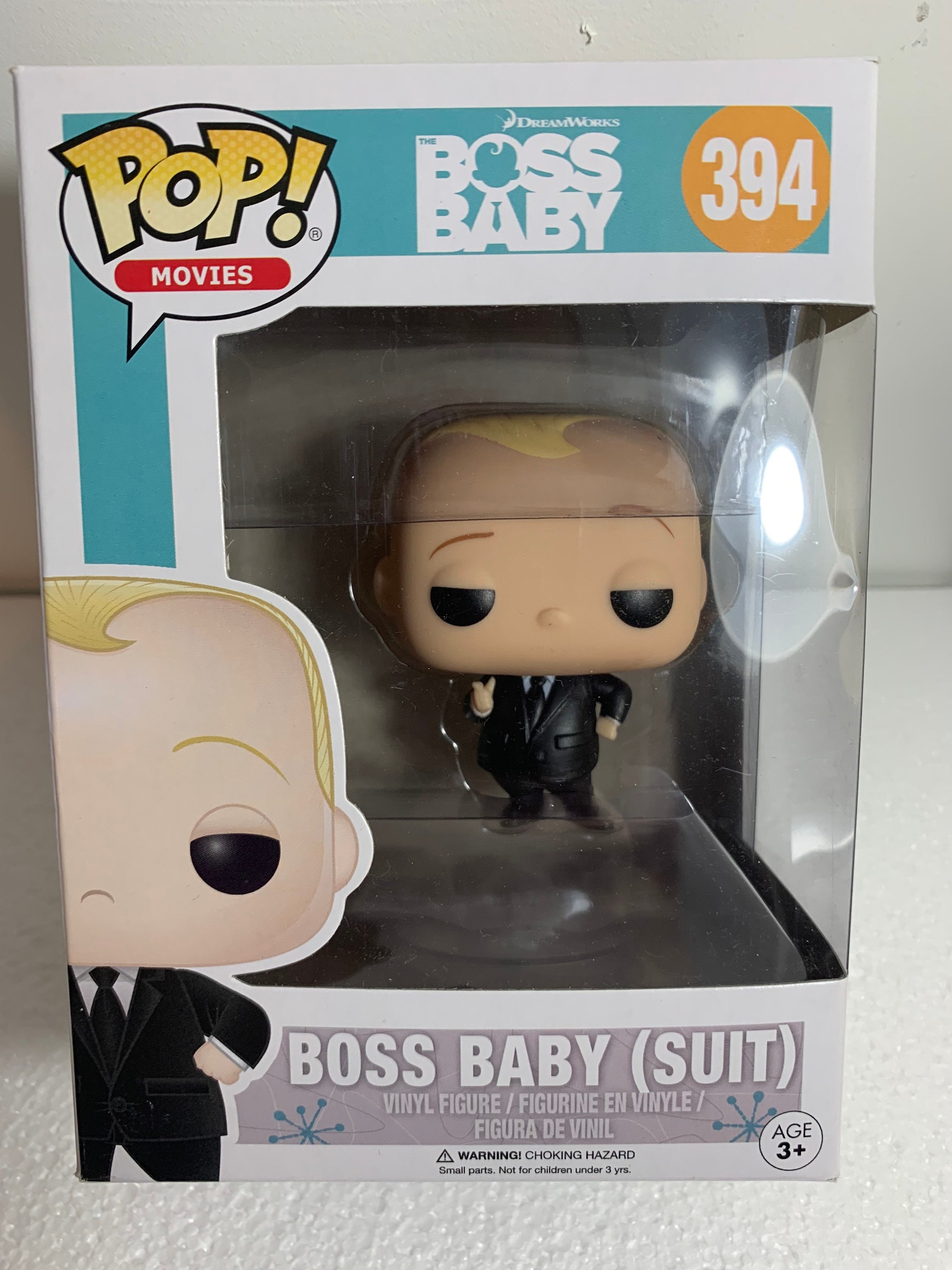 Boss Baby (suit) Funko Movies Pop Vinyl Figure #394 - Etsy