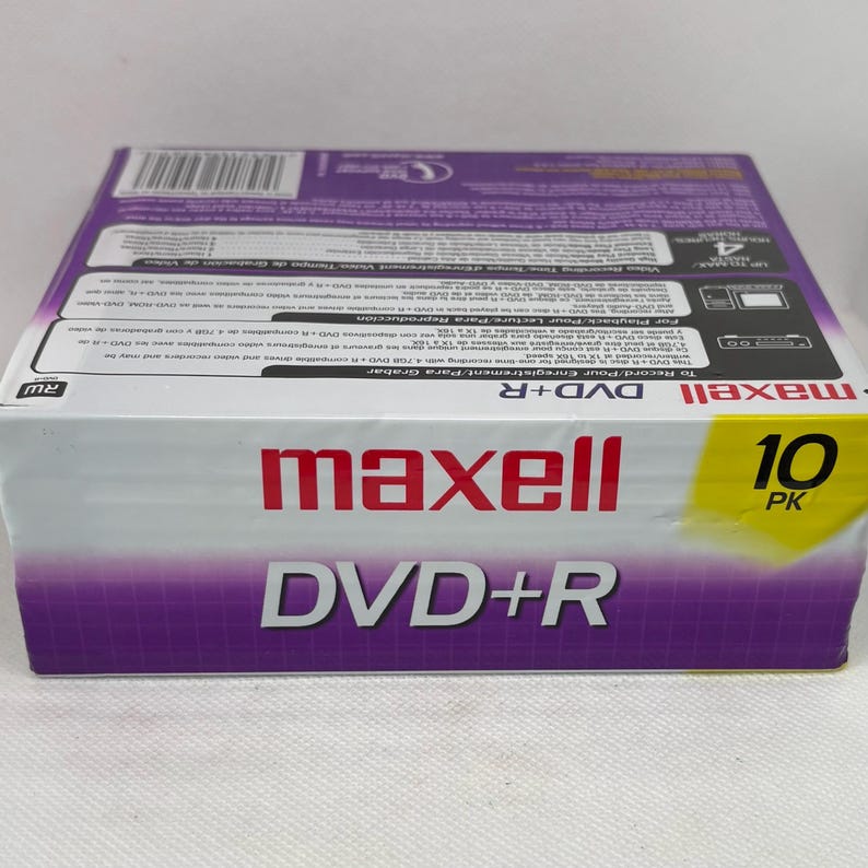 Maxell DVD+R Blank Discs 10-pack | 4.7GB | 16x Write Speed | Recordable ...