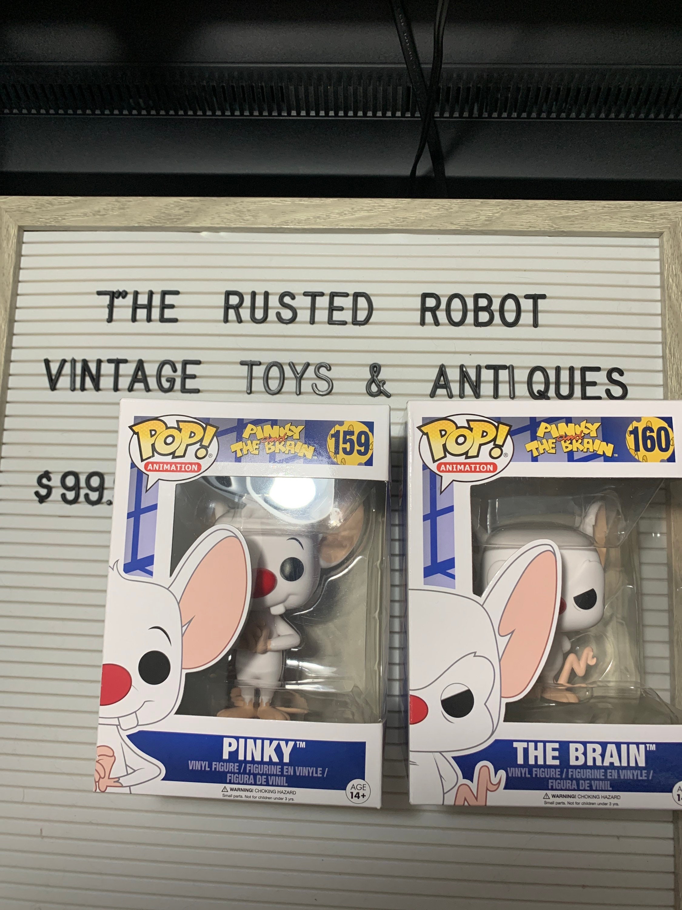 Pinky and the brain funko pop sale