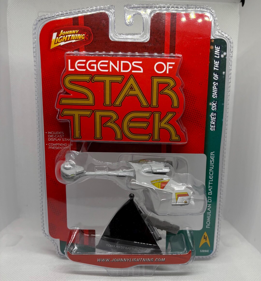 Johnny Lightning Legends of Star Trek Romulan D7 Battlecruiser Series