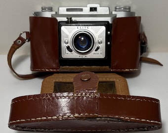 Cámara Fex Elite vintage / Baquelita francesa, estuche de cuero / Accesorio sin probar