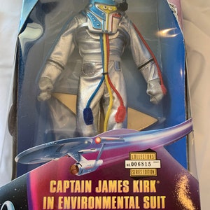 Captain Kirk in Environmental Suit 9 inch Star Trek Action Figure vintage Target exclusive