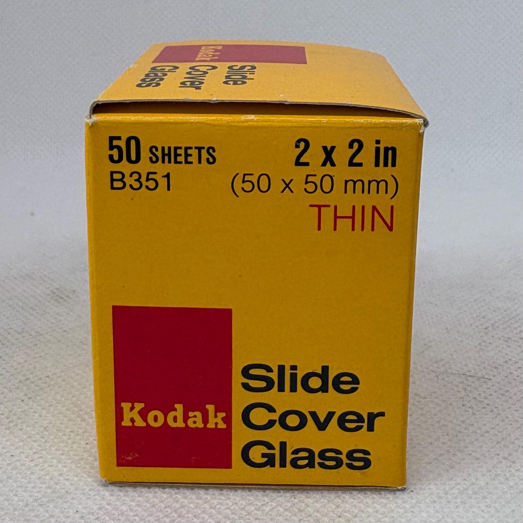 Vintage Kodak Slide Cover Glass B351 – 50 Pre-cleaned 2x2 Sheets - Etsy