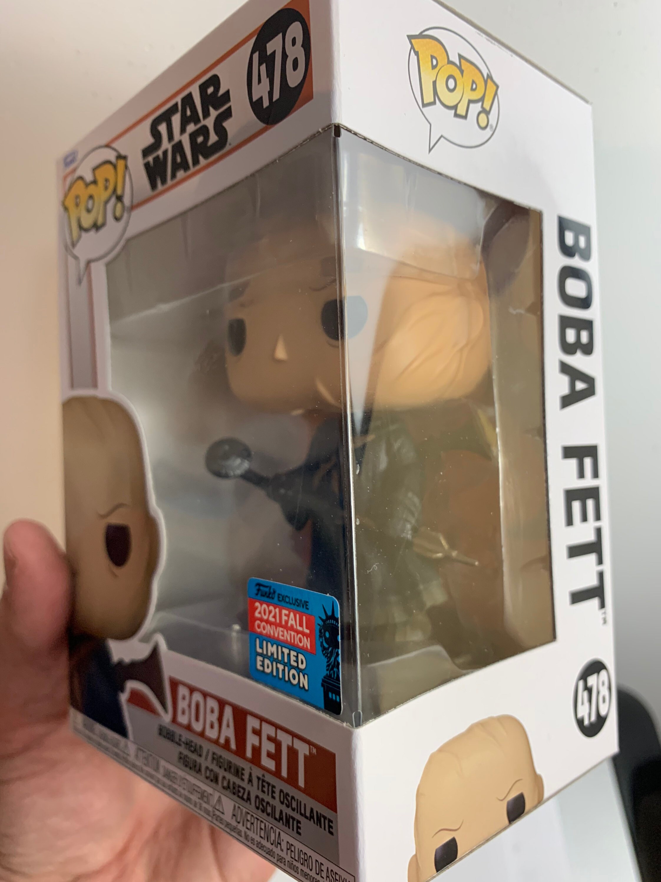 Star Wars Boba Fett Funko Pop Vinyl Fall Convention Limited
