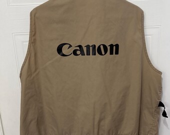 Vintage Canon Professional Photography Vest – Photojournalist