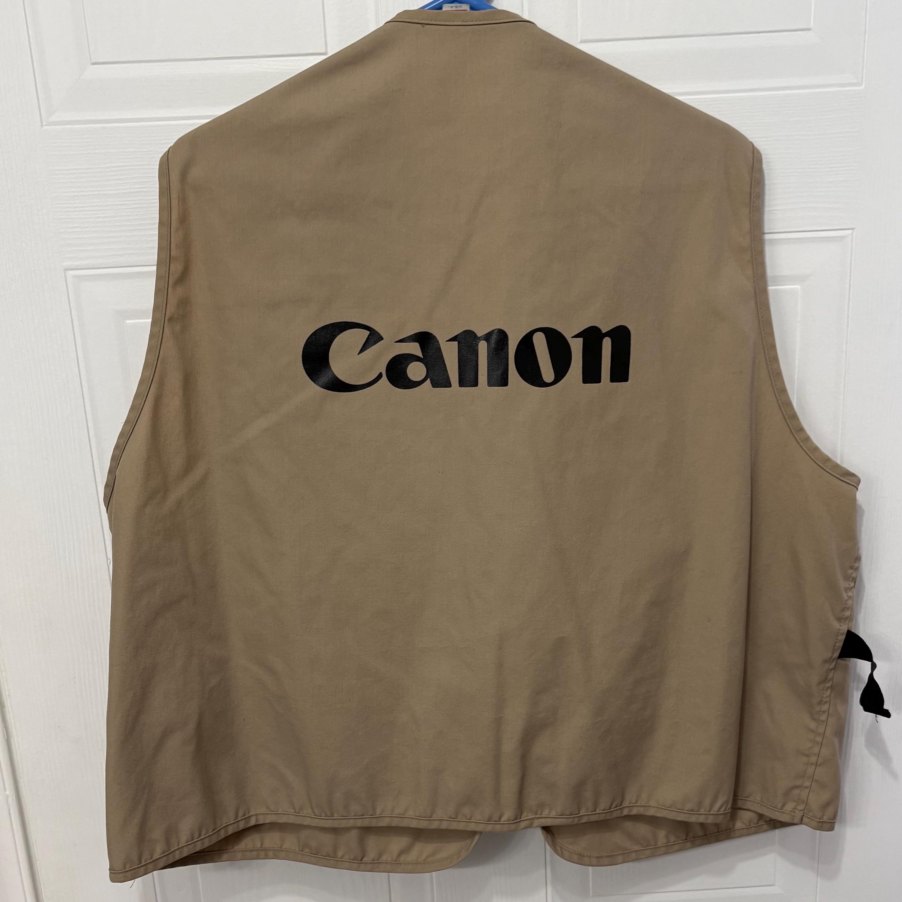 Vintage Canon Professional Photography Vest – Photojournalist