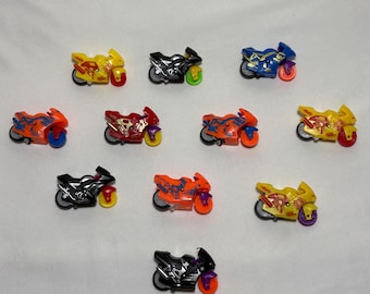 Set of 11 Pullback Mini Motor Bikes – Super Speed Racing Jump Toys for Kids