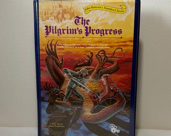 Vintage The Pilgrim's Progress John Bunyan-audiocassettecollectie | Volledig gedramatiseerde stereoproductie | Christelijke klassieke literatuur