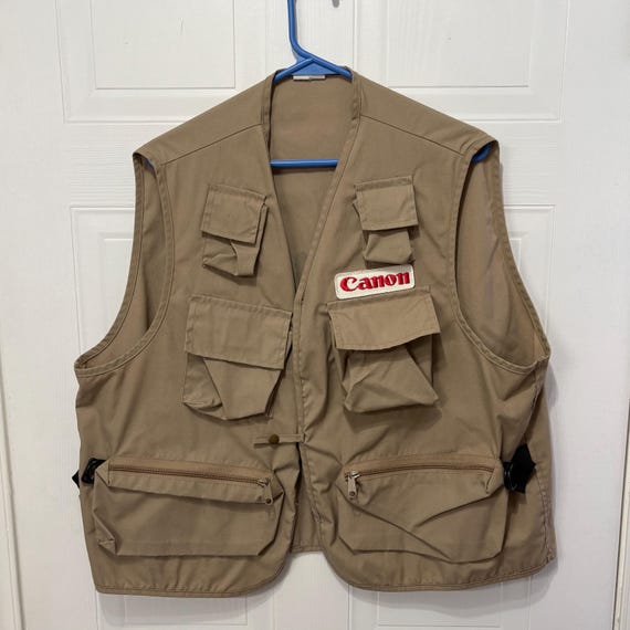 ウェア Vintage Canon Photographer Vest Vintage Canon Professional Photography Vest – Photojournalist