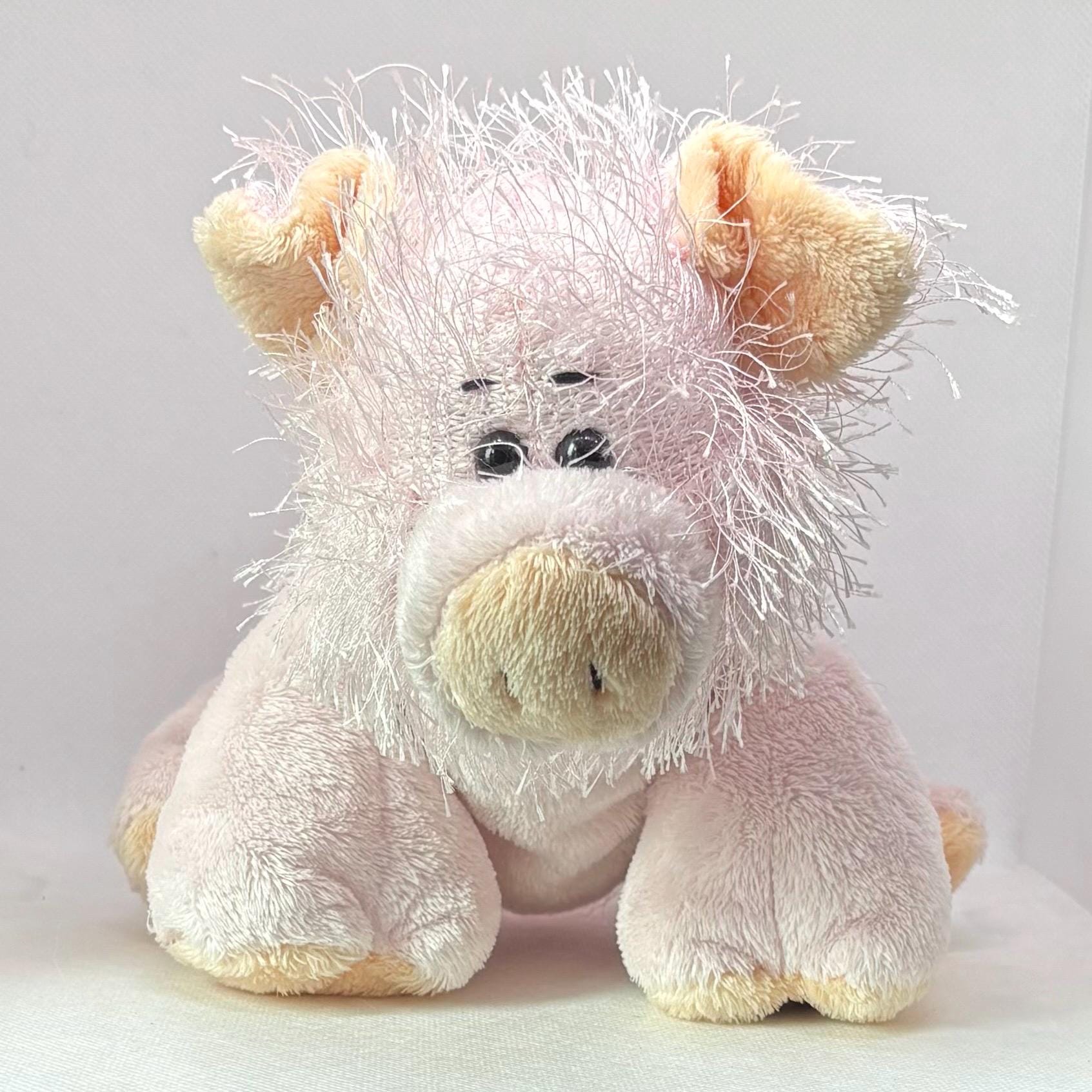 Webkinz Fuzzy Pink Pig HM002 Stuffed Animal Plush Toy by Ganz