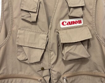 Vintage Canon Professional Photography Vest – Photojournalist