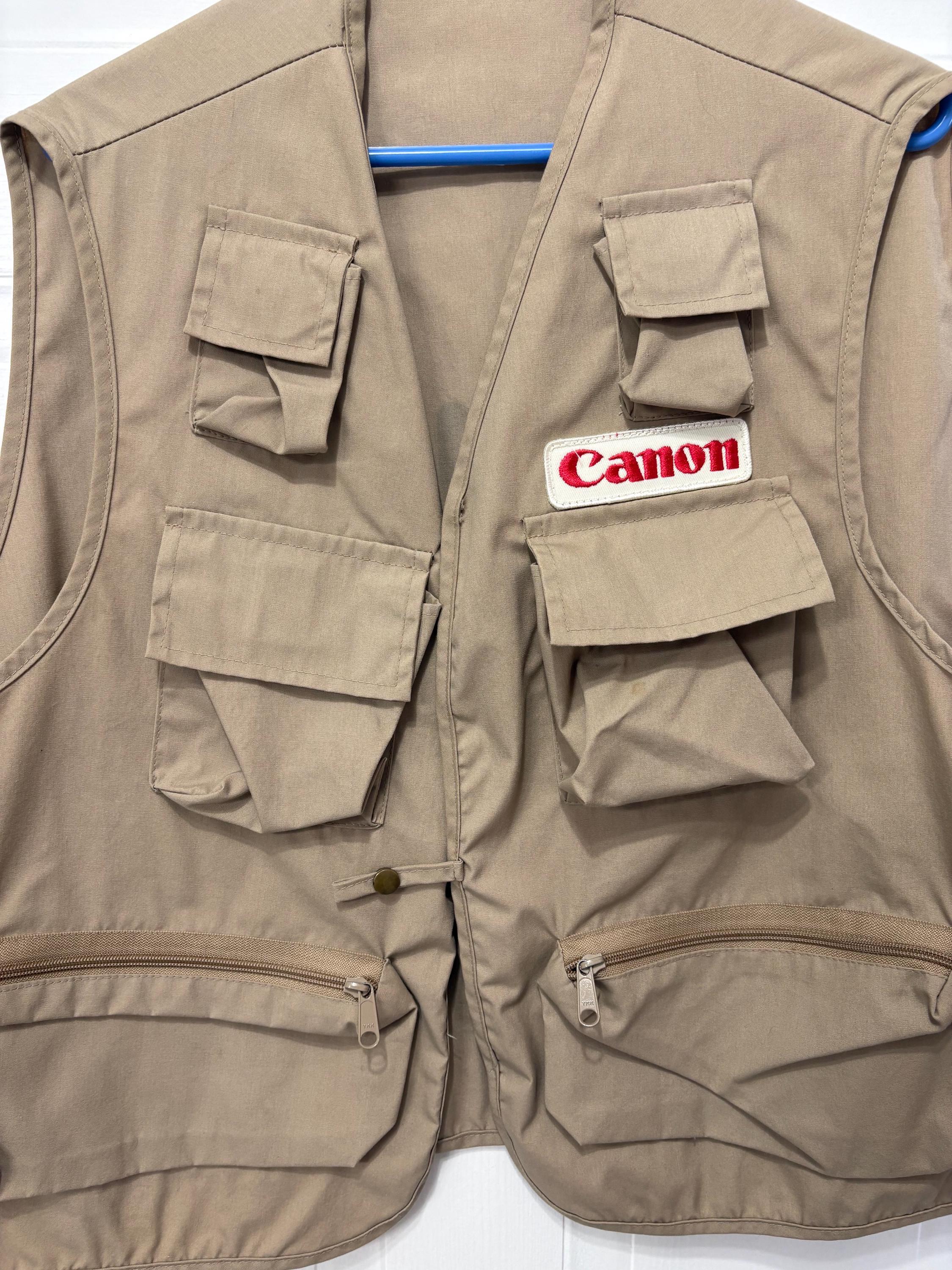 Vintage Canon Professional Photography Vest – Photojournalist
