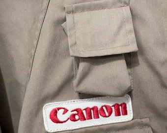 Vintage Canon Professional Photography Vest – Photojournalist