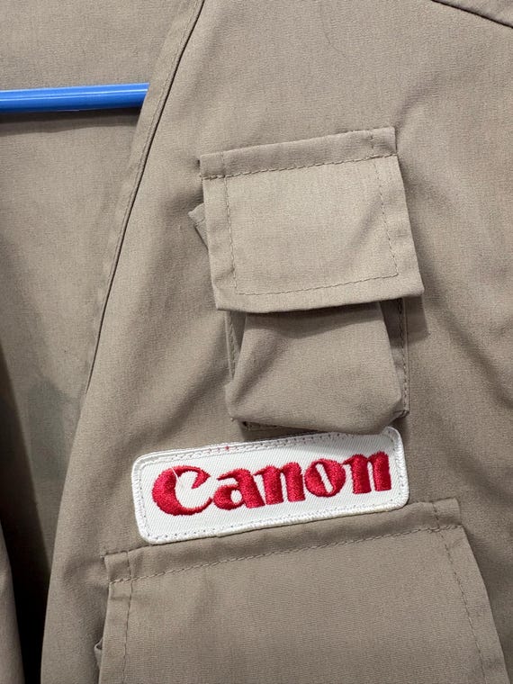 Vintage Canon Professional Photography Vest – Photojournalist