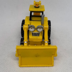 Byggare Bob Leksaksfordon med Skopa – Gjuten Gul Grävlastare med Magneter – Hasbro / Learning Curve