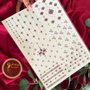 Henna Tattoo Stickers – Easy & Mess-Free Temporary Mehndi Designs
