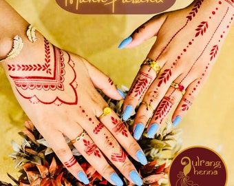 Henna stijl Tattoo Stickers-Instant Henna-tijdelijke Henna Tattoo-nep Henna-stijlvolle Tattoo-Henna Design-nieuwste Henna-Henna Tattoo
