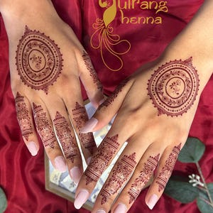 Henna Tattoo Stickers – Easy & Mess-Free Temporary Mehndi Designs