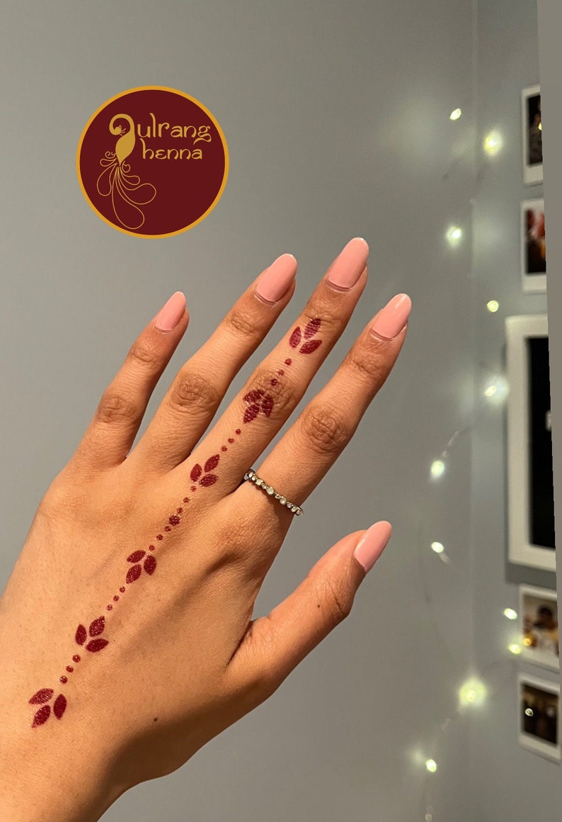 Henna Style Tattoo Stickers Instant Henna Temporary Henna Etsy Canada