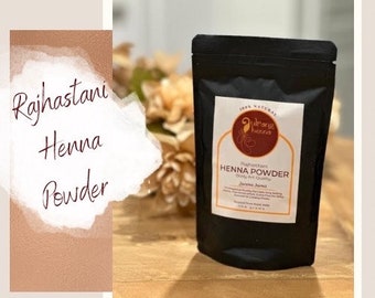 Body Art Quality Henna Powder- Professional Henna Powder- Lawsonia inermis- Rajhastani Henna Powder- Natural Henna Powder- Natural Henna