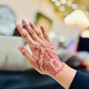 Henna Tattoo Stickers – Easy & Mess-Free Temporary Mehndi Designs