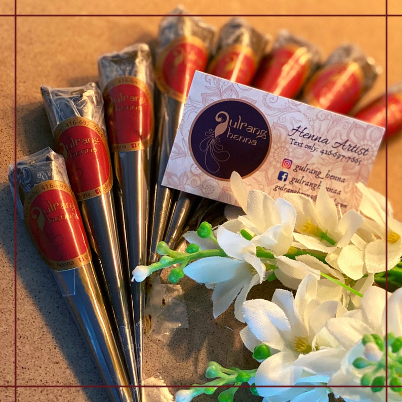 Natural Henna Cones Homemade Henna Hennanatural Etsy Canada