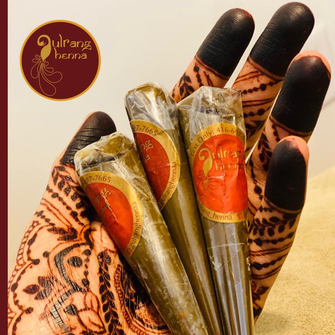 Natural Henna Cones Homemade Henna Hennanatural Etsy Canada