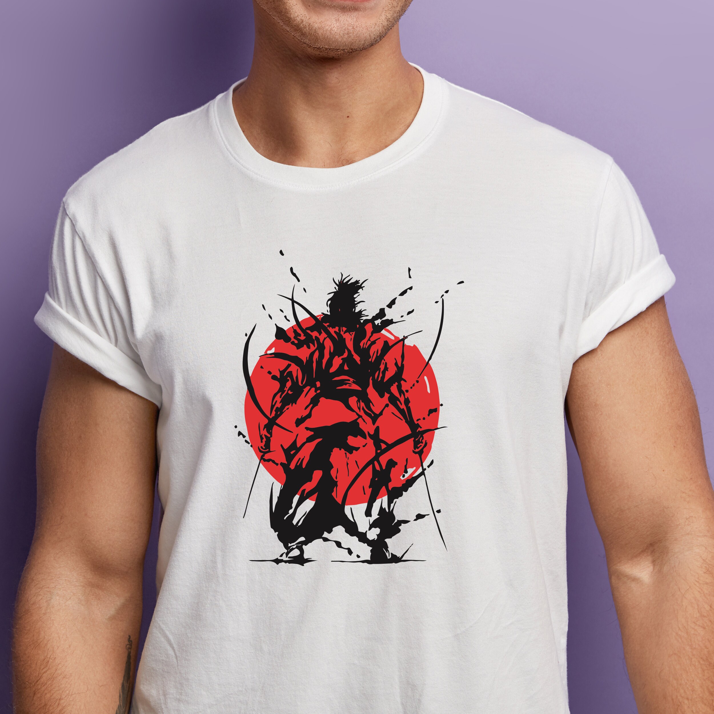 T-shirt samouraï Unisexe Art japonais Design original - Etsy France