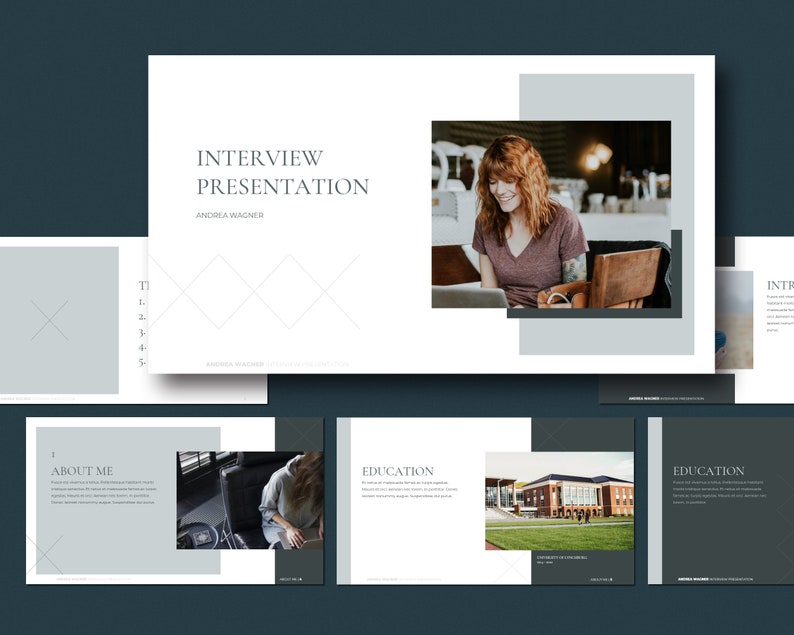 Job Interview Presentation PowerPoint Template image 1