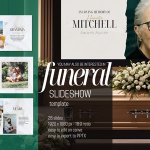 Minimalist Funeral Program Template, Simple Catholic Funeral Memorial, Classic Obituary Order of Service, Elegant In Loving Memory Template image 7