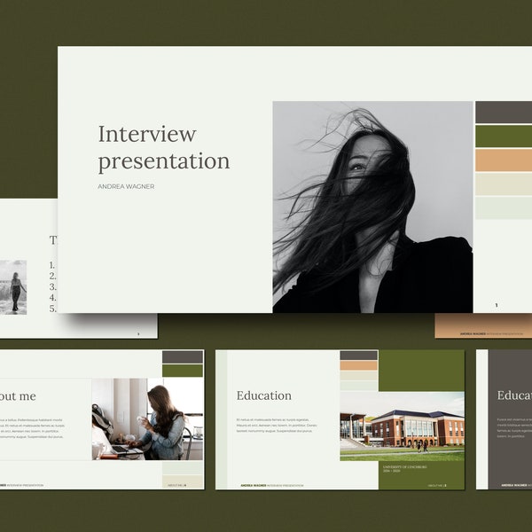 Job Interview Presentation PowerPoint Template