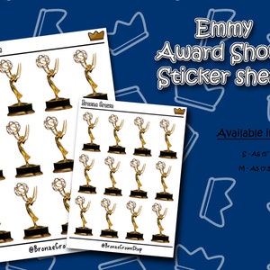 Award Show - Stickervel - 2 maten verkrijgbaar | Stickervel | Plannersticker | Bullet Journal | Stickerversieringen