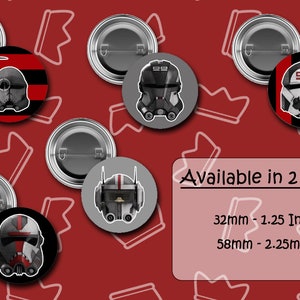 Bad Batch Helmets - Set of 5  - 2 sizes available