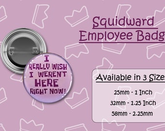 I Really Wish I Weren't Here Right Now - Badges and Pocket Mirror - 3 badge sizes available - 58mm Pocket Mirror- Set available