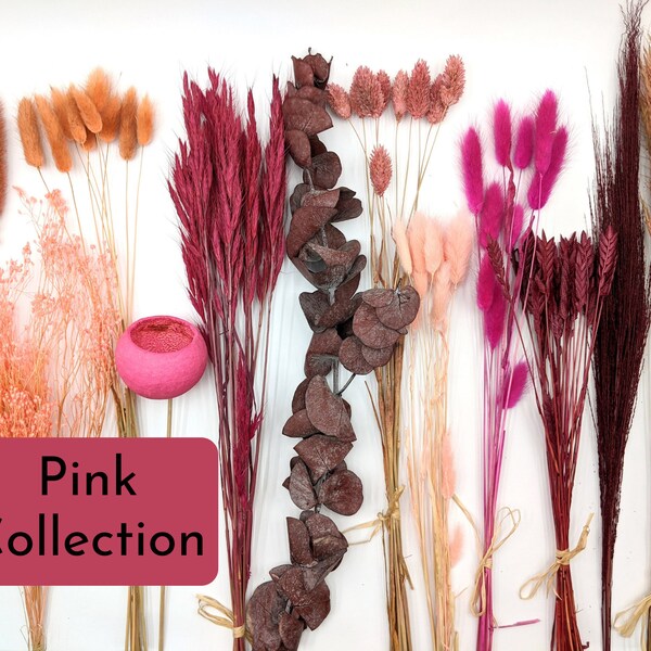 Pink Flower Vase Etsy